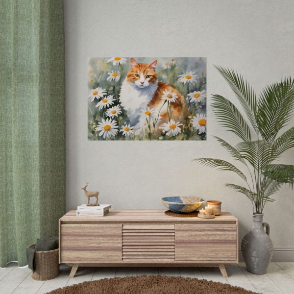 16927589983445838714_2048.jpeg Cat Amongst Daisies Poster