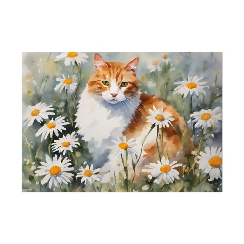 16941774414665767482_2048.jpeg Cat Amongst Daisies Poster