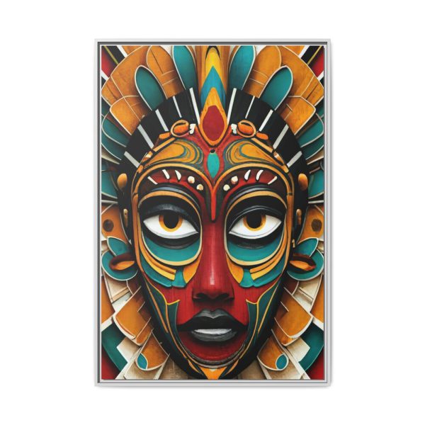 16954983378002887911_2048.jpeg African Tribal Mask Framed Canvas