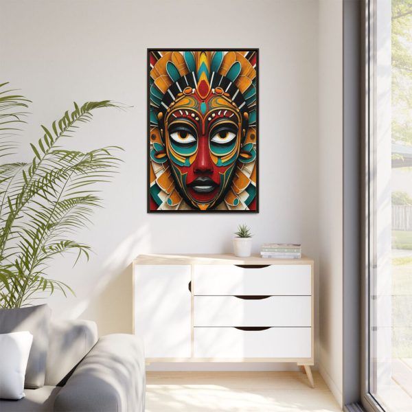 16970551138211165180_2048.jpeg African Tribal Mask Framed Canvas
