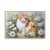 16990514520969886627_2048.jpeg Cat Amongst Daisies Framed Canvas