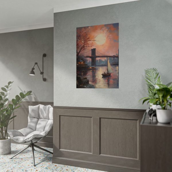17024620142765836562_2048.jpeg Brooklyn Bridge Painted Art II Poster