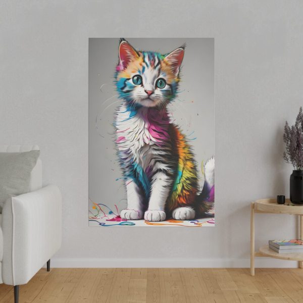 17029344278263930686_2048.jpeg Cat Animal Art Illustration Standard Canvas