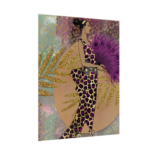 17101065936828847976_2048.jpeg Animal Print African Woman Poster