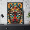 17272799725329211580_2048-1.jpeg African Tribal Mask Framed Poster