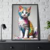 17290830685274845150_2048-1.jpeg Cat Animal Art Illustration Framed Poster