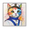 17309742101011757797_2048.jpeg Nautical Sailor Cat Art Framed Canvas