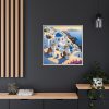 17377191960015155966_2048.jpeg Ginger Cats In Greece Framed Canvas