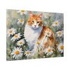 17384766160879806346_2048.jpeg Cat Amongst Daisies Poster