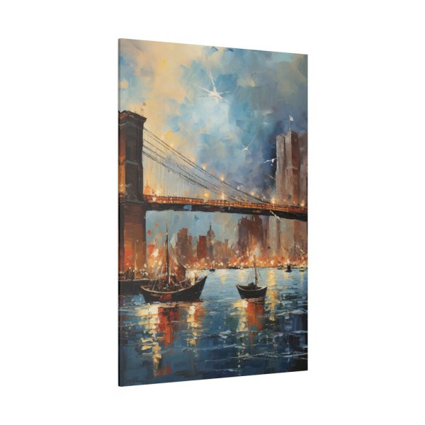 17412303326656471997_2048.jpeg Brooklyn Bridge Painted Art I Standard Canvas