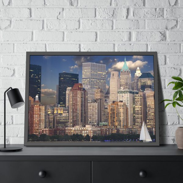 17415834704724300113_2048-1.jpeg New York Skyline View Framed Poster