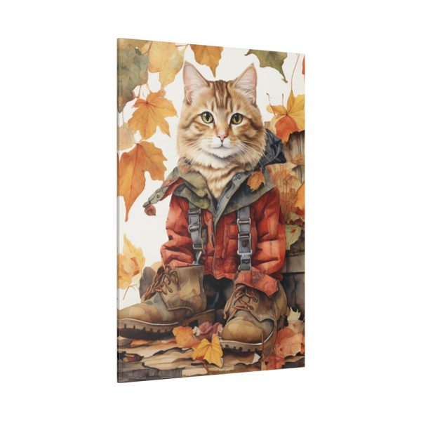17462572075545516001_2048.jpeg Autumn Cat In Boots Standard Canvas