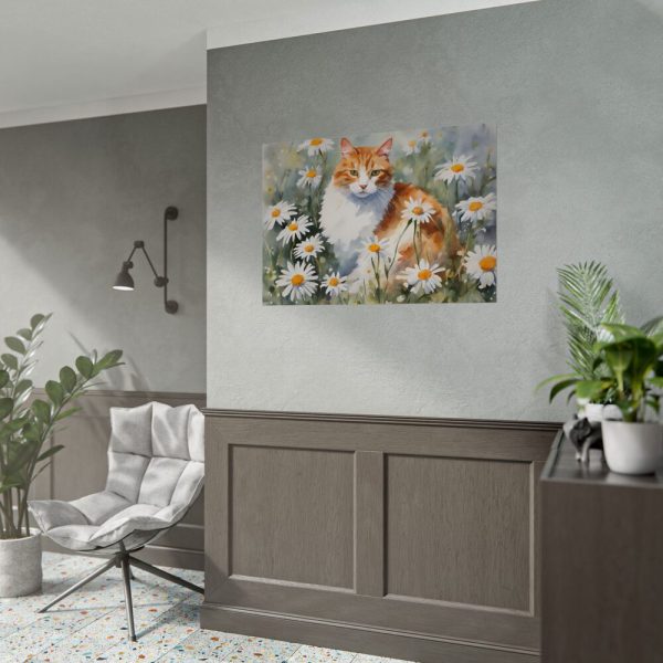 17490535631748507996_2048.jpeg Cat Amongst Daisies Poster