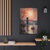 17496859346640101950_2048.jpeg Brooklyn Bridge Painted Art II Framed Canvas