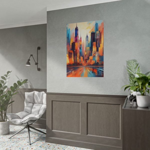 Abstract New York City Art Poster
