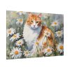 17601059278870497204_2048.jpeg Cat Amongst Daisies Standard Canvas