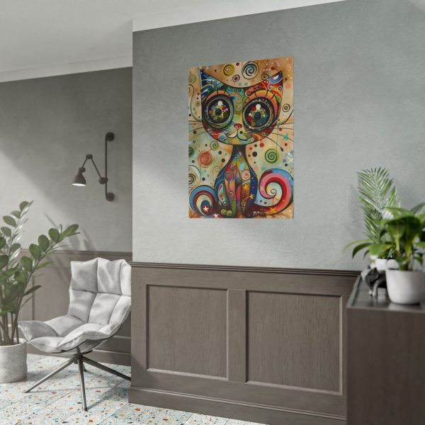 17777500199425216170_2048.jpeg Whimsical Magical Cat Poster