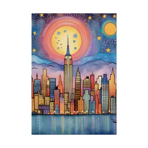 1781258397207409454_2048.jpeg Digital Art New York Skyline Art I Poster