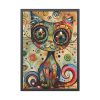 17898842740498221597_2048-1.jpeg Whimsical Magical Cat Framed Poster