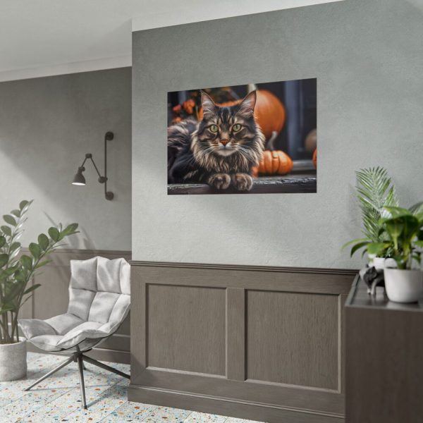 17917508625594677925_2048.jpeg Cat Pumpkin Halloween Poster