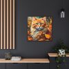 17917851359556255536_2048.jpeg Ginger Cat in Autumn Framed Canvas