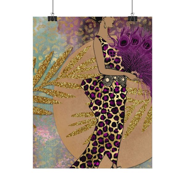 18007443194605411358_2048.jpeg Animal Print African Woman Poster