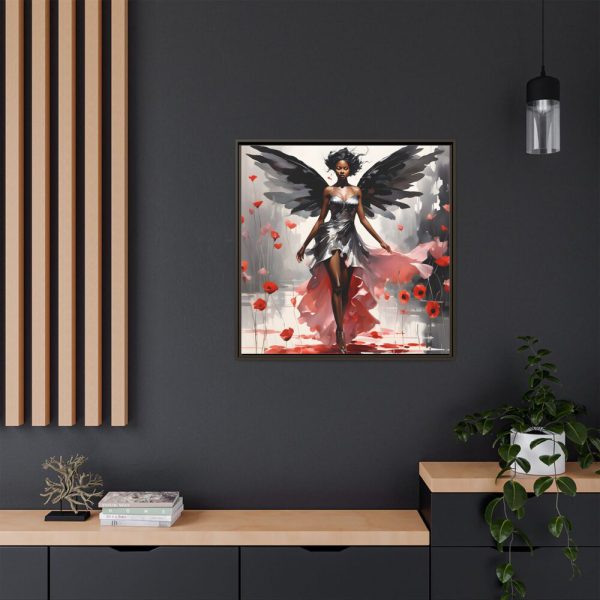 African American Fairy Framed Canvas
