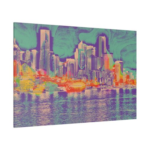 1807314501190549841_2048.jpeg Pop Art Seattle Skyline Print Standard Canvas