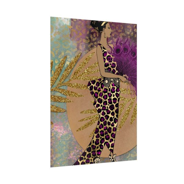 18080938069480142379_2048.jpeg Animal Print African Woman Poster