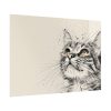 Cat Face Art Poster