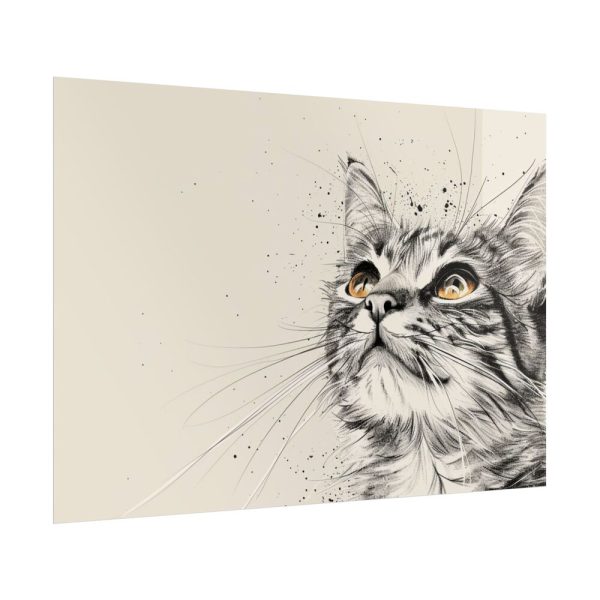 Cat Face Art Poster