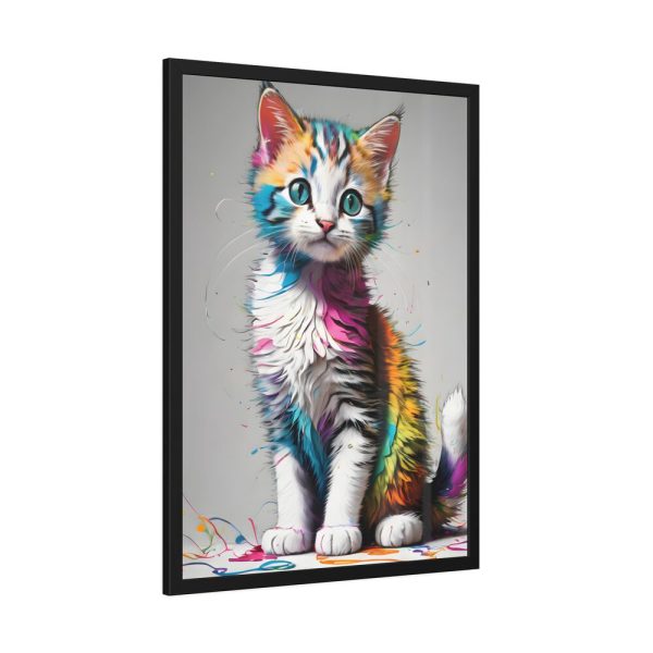 18135309215603516001_2048-1.jpeg Cat Animal Art Illustration Framed Poster