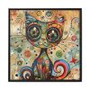 18193308119375348570_2048.jpeg Whimsical Magical Cat Framed Canvas