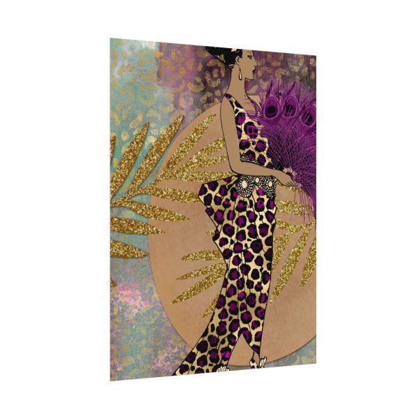 18238410357601547400_2048.jpeg Animal Print African Woman Poster