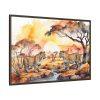 Africa Savanna Cheetah Framed Canvas