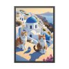 18333000472920208784_2048-1.jpeg Ginger Cats In Greece Framed Poster