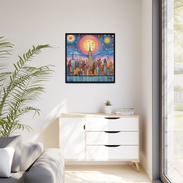18353552969613077702_2048.jpeg Digital Art New York Skyline Art I Framed Canvas