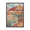 Arizona Patchwork Travel Framed Poster