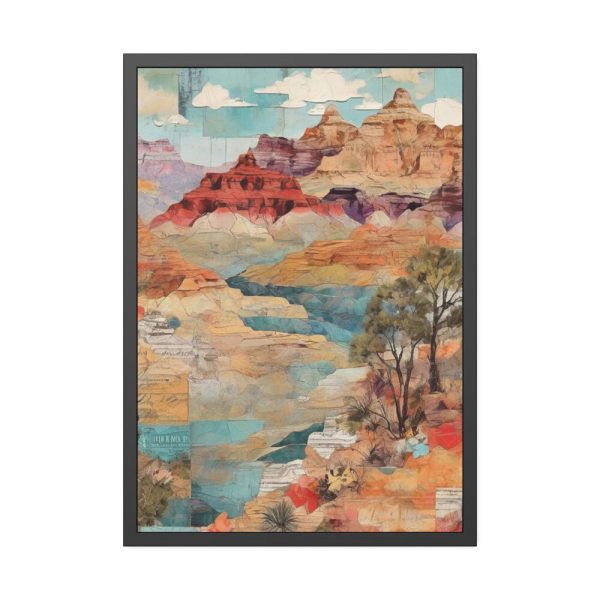 Arizona Patchwork Travel Framed Poster