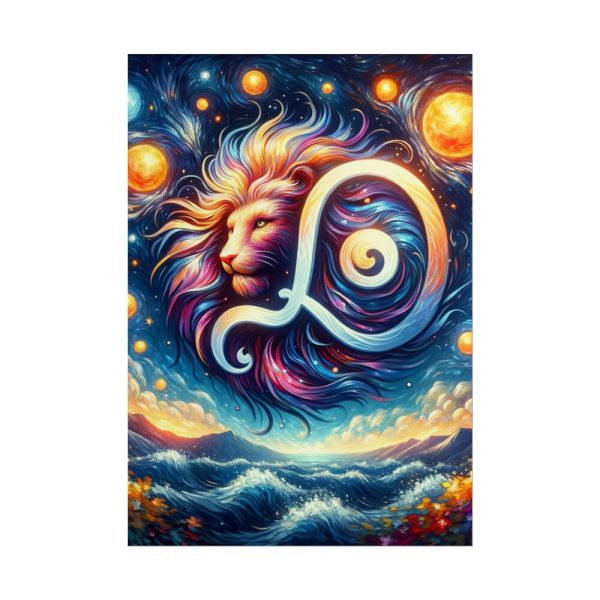 Zodiac Sign of Leo Poster