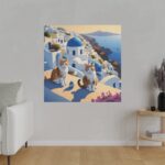 Ginger Cats In Greece Standard Canvas - Image 3