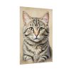 18439454728574957716_2048.jpeg Gray Tabby Cat Portrait Art Poster