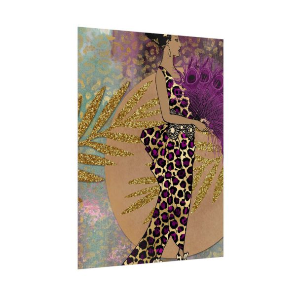 1863971541954449494_2048.jpeg Animal Print African Woman Poster