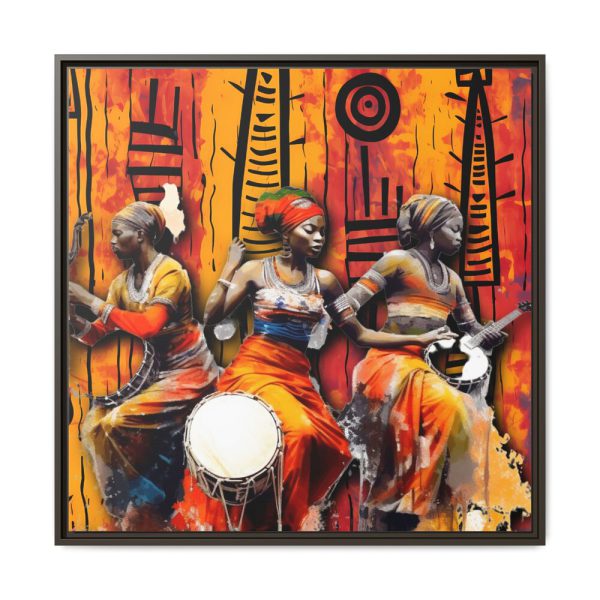 1937571577854928633_2048.jpeg Native African Musicians Framed Canvas