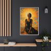1998811117787589840_2048.jpeg Beautiful Woman Retro Style Fashion Framed Canvas