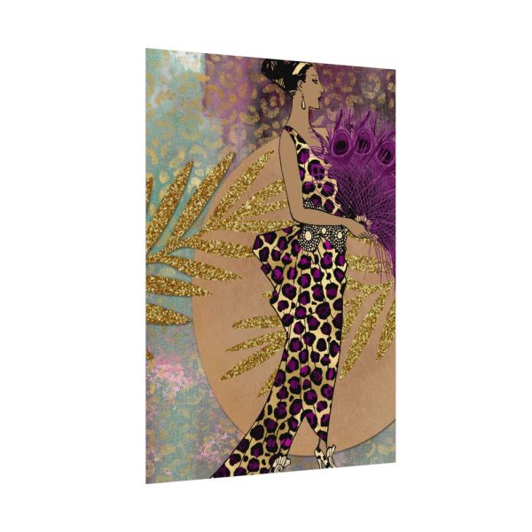 215697855088161884_2048.jpeg Animal Print African Woman Poster