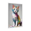 217204539057111894_2048.jpeg Cat Animal Art Illustration Framed Canvas