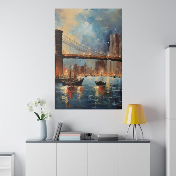 225480702005182954_2048.jpeg Brooklyn Bridge Painted Art I Standard Canvas