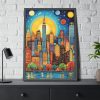 2378173459593062350_2048.jpeg Digital Art New York Skyline Art II Framed Poster