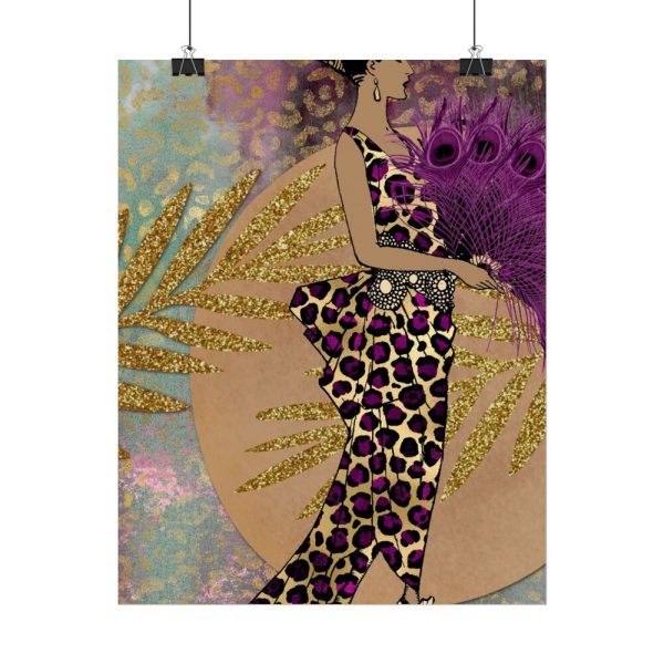 2481847557877131731_2048.jpeg Animal Print African Woman Poster